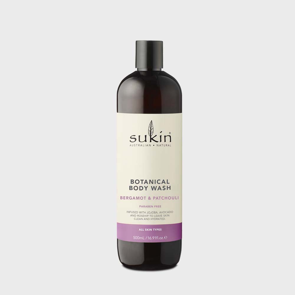 NETTOYANT POUR LE CORPS VGTAL | BERGAMOTE ET PATCHOULI | 500ML | Sukin Naturals Canada NETTOYANT POUR LE CORPS VGTAL | BERGAMOTE ET PATCHOULI | 500ML | Sukin Naturals Canada