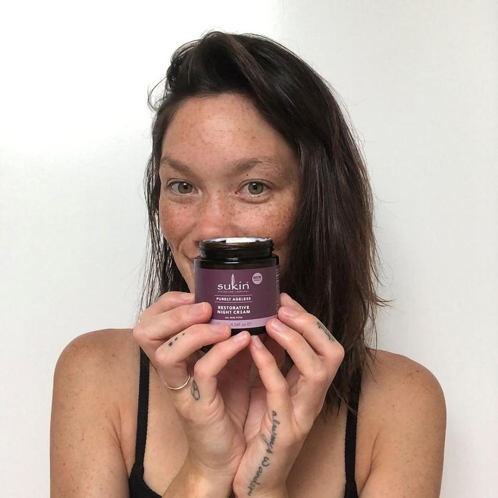 RESTORATIVE NIGHT CREAM | PURELY AGELESS | 120ML | Sukin