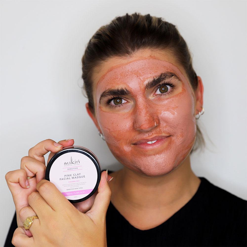 GWP Pink Clay Facial Masque | Sensitive 100ml